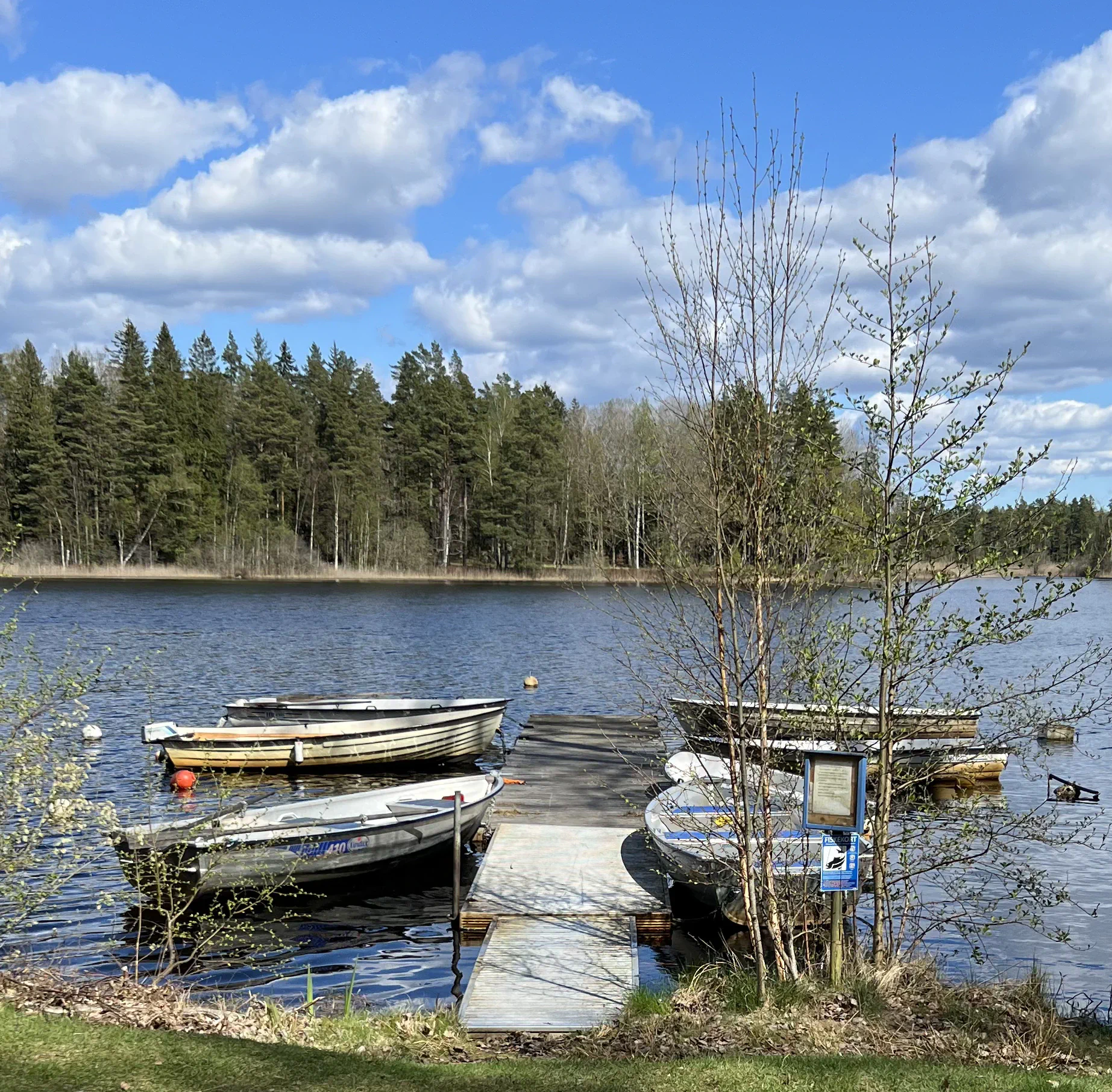 Bild på bryggan i Ekeboryd