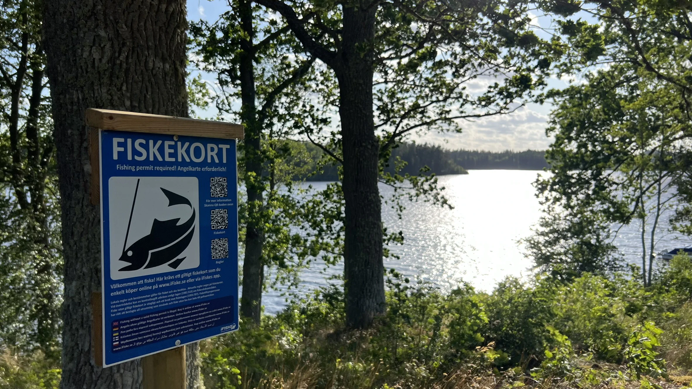 Fiskekortskylt Törsbo
